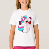 Unicorn with Heart T-shirt (Voorkant)