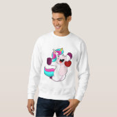 Unicorn with Heart Trui (Voorkant volledig)