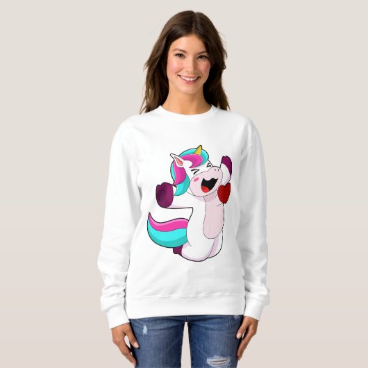 Unicorn with Heart Trui (Voorkant volledig)