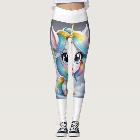unicorn with  leggings (Voorkant)