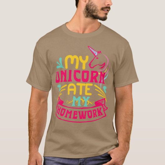 Unicorn with Quote love friends T-shirt (Voorkant)