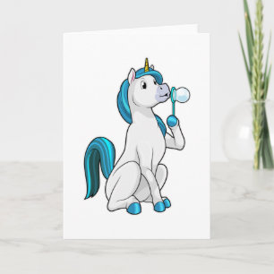 Unicorn with Soap bubbles Kaart