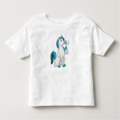 Unicorn with Soap bubbles Kinder Shirts (Voorkant)
