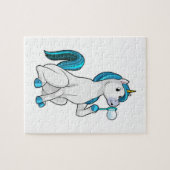 Unicorn with Soap bubbles Legpuzzel (Horizontaal)