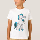 Unicorn with Soap bubbles T-shirt (Voorkant)