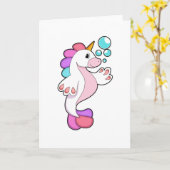 Unicorn with Water bubbles.PNG Kaart (Gele Bloem)