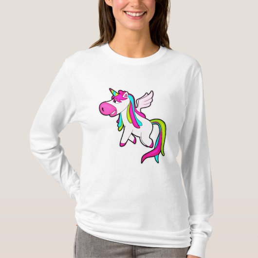 Unicorn with Wings T-shirt (Voorkant)