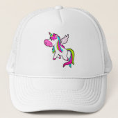Unicorn with Wings Trucker Pet (Voorkant)