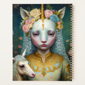 Unicorn Woman Fantasy Art Planner (Achterkant)