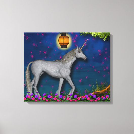 Unicorn Wrapped Canvas (Voorkant)
