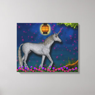 Unicorn Wrapped Canvas Afdruk