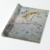 Unicorn Wrapping of Decoupage Paper Cadeaupapier (Uitgerold)