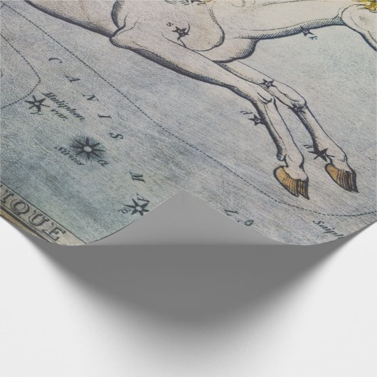 Unicorn Wrapping of Decoupage Paper Cadeaupapier (Hoek)