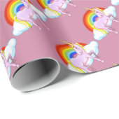 Unicorn Wrapping Paper Cadeaupapier (Rol Hoek)
