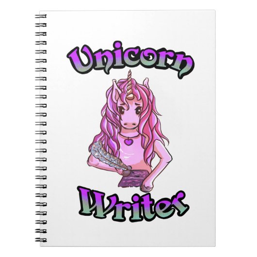 Unicorn Writer Notitieboek (Voorkant)