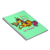 Unicorn Writers zijn Geweldige Notitieboek (Rechterzijde)