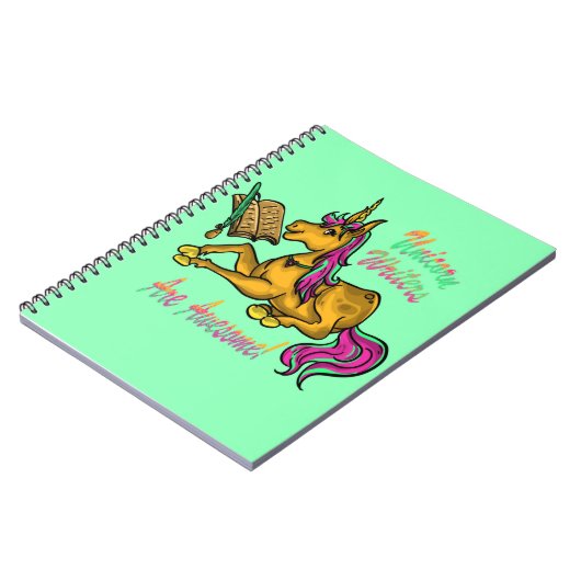 Unicorn Writers zijn Geweldige Notitieboek (Linkerzijde)