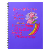 Unicorn Writers zijn superduplex Notitieboek (Voorkant)