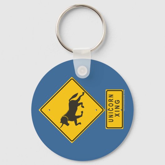 Unicorn XING Sleutelhanger (Voorkant)