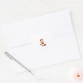 Unicorn Xmas Decoration Santa Unicorn Christmas T- Hart Sticker (Envelop)