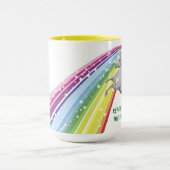 Unicorn Yellow 15 oz Combo Mok (Midden)