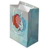 Unicorn Yin Yang Medium Cadeauzakje (Voorkant Gekanteld)