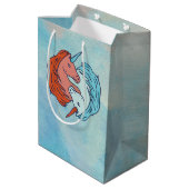 Unicorn Yin Yang Medium Cadeauzakje (Achterkant Gekanteld)