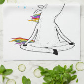 Unicorn Yoga Funny Unicorn Lover Theedoek (Gevouwen)