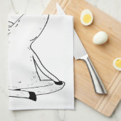 Unicorn Yoga Funny Unicorn Lover Theedoek (Quarter Fold)