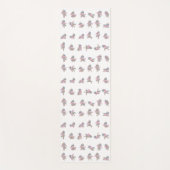 Unicorn Yoga Poses Patroonontwerp Yogamat (Voorkant)