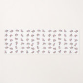 Unicorn Yoga Poses Patroonontwerp Yogamat (Voorkant (horizontaal))