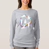 Unicorn Yoga Poses T-shirt (Voorkant)