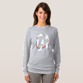 Unicorn Yoga Poses T-shirt (Voorkant volledig)