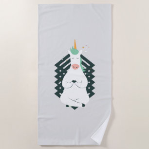 Unicorn Yoga Strandlaken