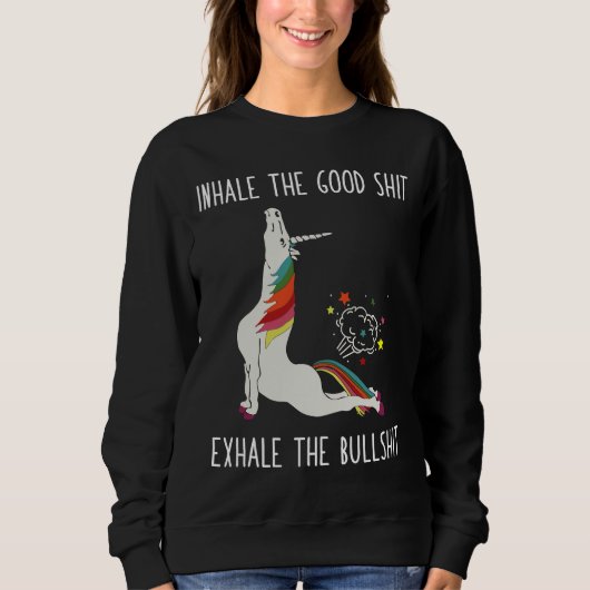Unicorn Yoga Trui (Voorkant)