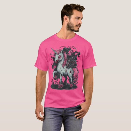 Unicorn Zombie T-shirt (Voorkant volledig)
