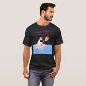 Unicorn zwembad hipster grappige wijnstokken t-shirt (Voorkant volledig)