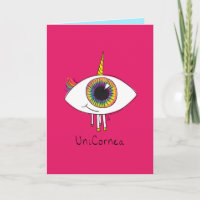 Unicornea - RegenboogUnicorn Wenskaart