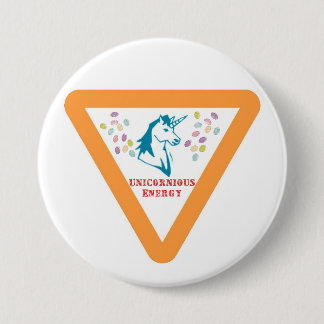 Unicornige Energie Ronde Button 7,6 Cm