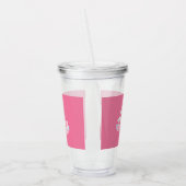 Unicornio Creo en la magia Acryl Drinkbeker (Links)