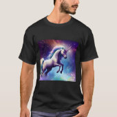 Unicornio en el espacio t-shirt (Voorkant)