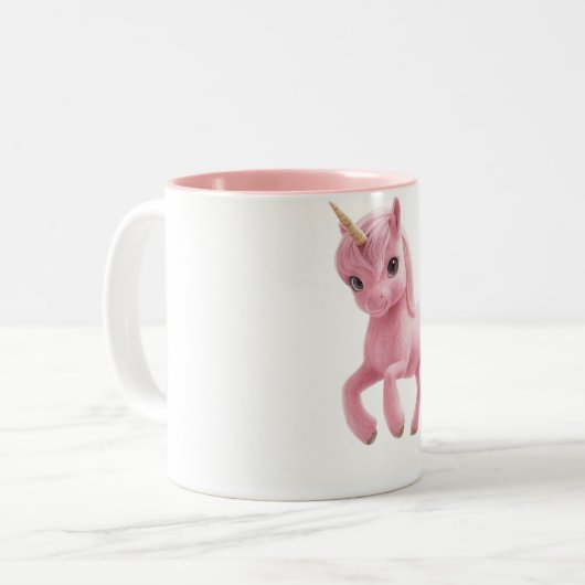 Unicornio Tweekleurige Koffiemok (Voorkant links)
