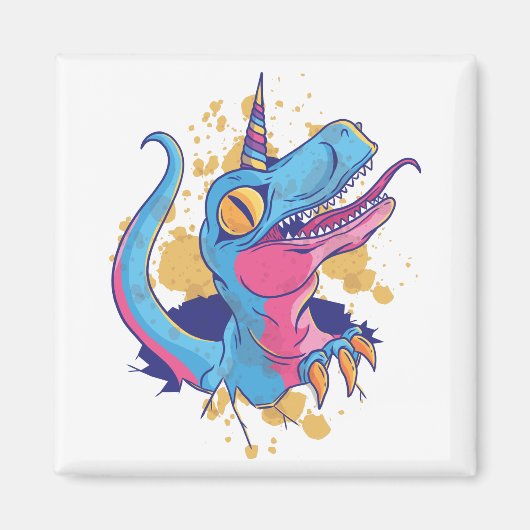 Unicornisaurus Magneet (Voorkant)