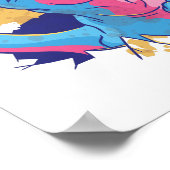 Unicornisaurus Poster (Hoek)