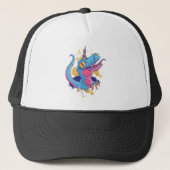 Unicornisaurus Trucker Pet (Voorkant)