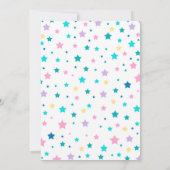 Unicorns and Dragons Birthday Invitation Magical Kaart (Achterkant)