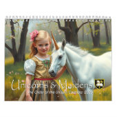 Unicorns and Maidens Calendar Kalender (Hoes)