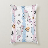 Unicorns and stars pattern accent kussen (Voorkant(Verticaal))