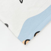 Unicorns and stars pattern fleece deken (Hoek)