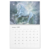 Unicorns Art Calendar Kalender (Jan 2017)